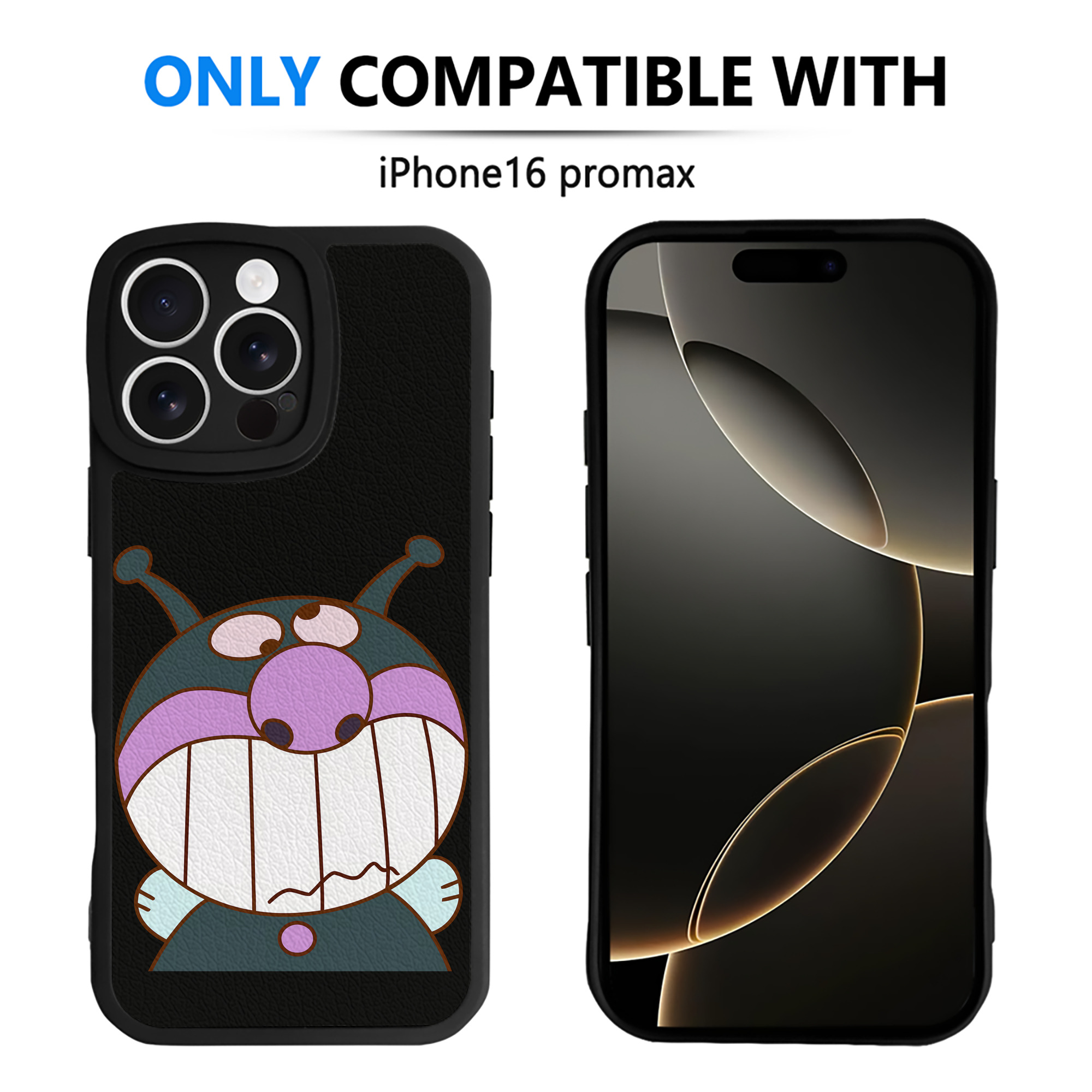 （画像用） アンパンマン Anpanman 【iPhone 16シリーズ対応】シリコンスマホケース（レザー調） 材質：シリコン
